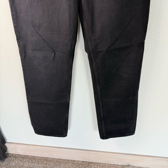 NWOT Rag & Bone Alex High-Rise Straight-Leg Jeans Black Denim Women’s Size 31 - Picture 6 of 14